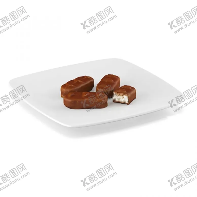 编号：98491401222344455497【酷图网】源文件下载-C4D模型巧克力