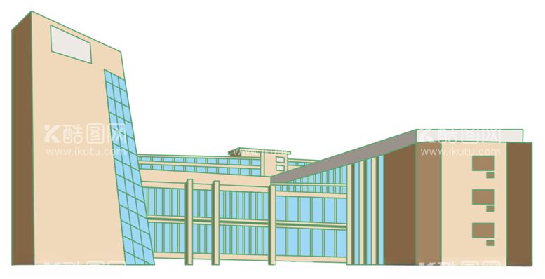 编号：93812612160222272798【酷图网】源文件下载-实验学校矢量图