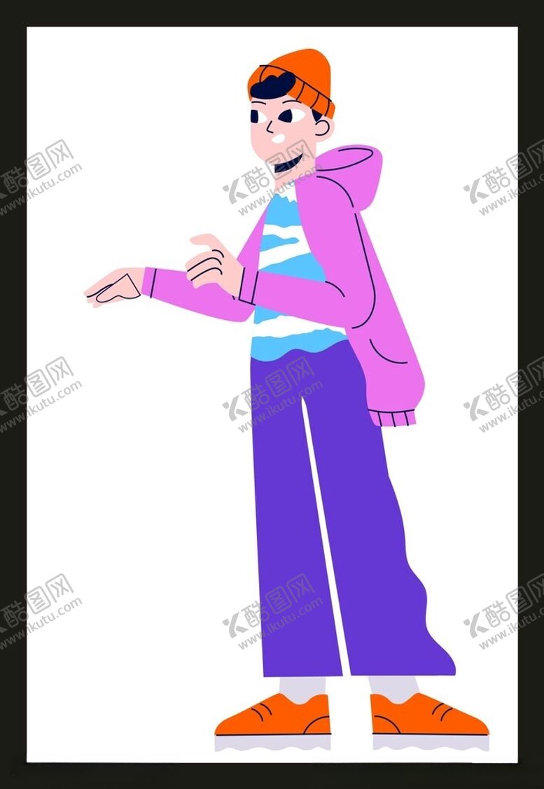 编号：33162001310807163936【酷图网】源文件下载-手绘卡通女孩