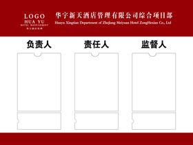 项目管理分布公示栏