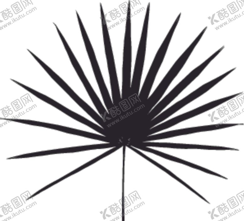 编号：32764110031721041065【酷图网】源文件下载-植物系列棕树叶