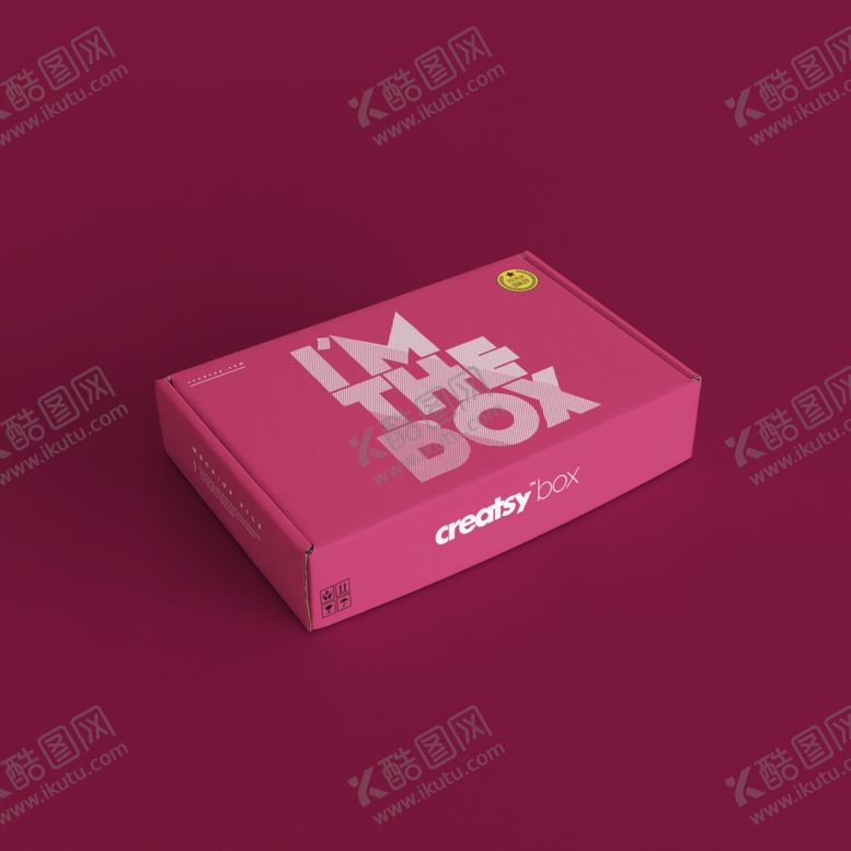 编号：62448010222353203089【酷图网】源文件下载-快递盒样机