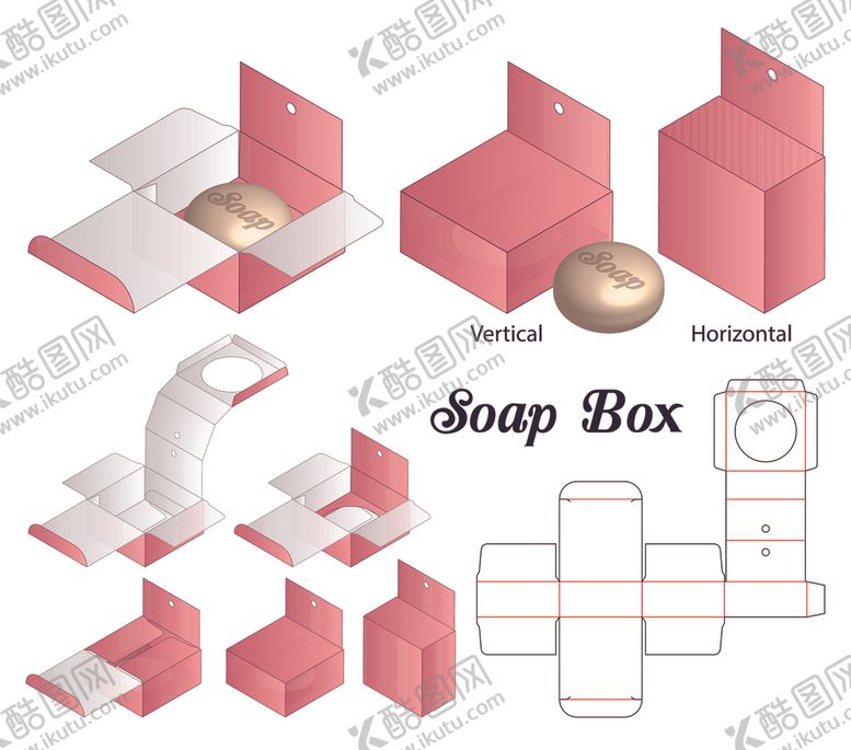 编号：66598307042244128186【酷图网】源文件下载-包装盒刀模