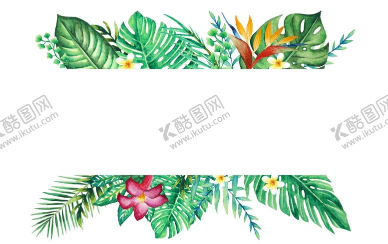 编号：88965510191955588171【酷图网】源文件下载-清新水彩植物花朵插画