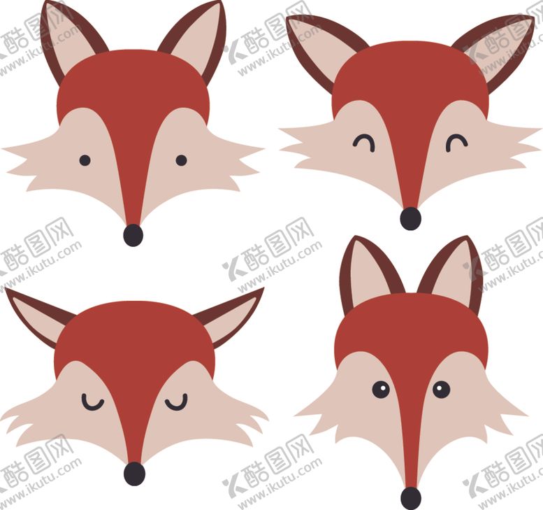 编号：13513310010106006965【酷图网】源文件下载-狐狸图标