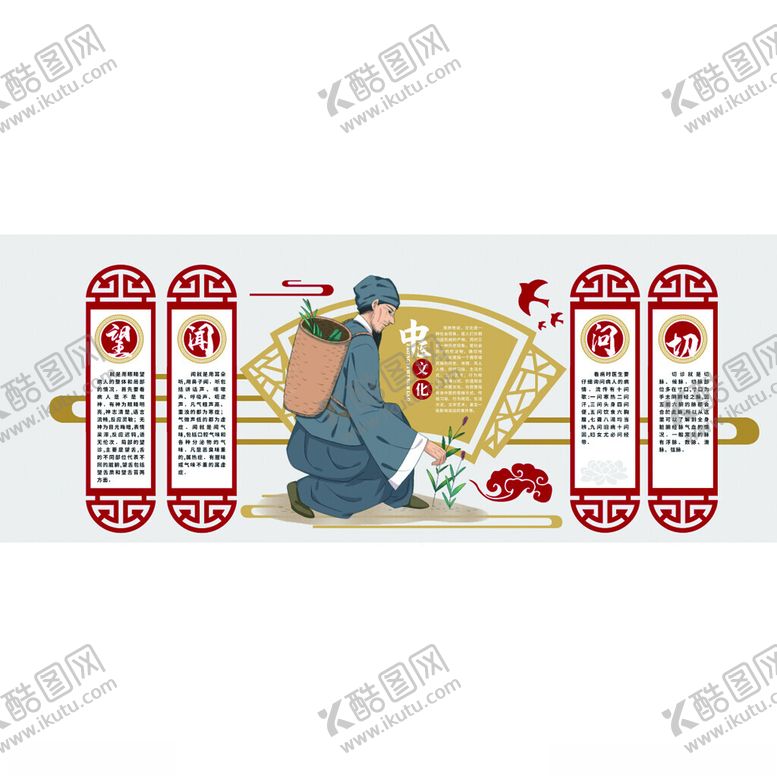 编号：22109704072253249429【酷图网】源文件下载-养生素材文化墙