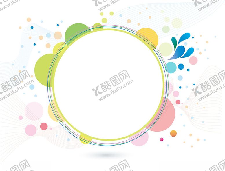 编号：68521502032252078925【酷图网】源文件下载-几何圆艺术背景素材