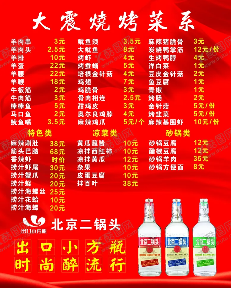 编号：59094004131630174022【酷图网】源文件下载-饭店烧烤展板