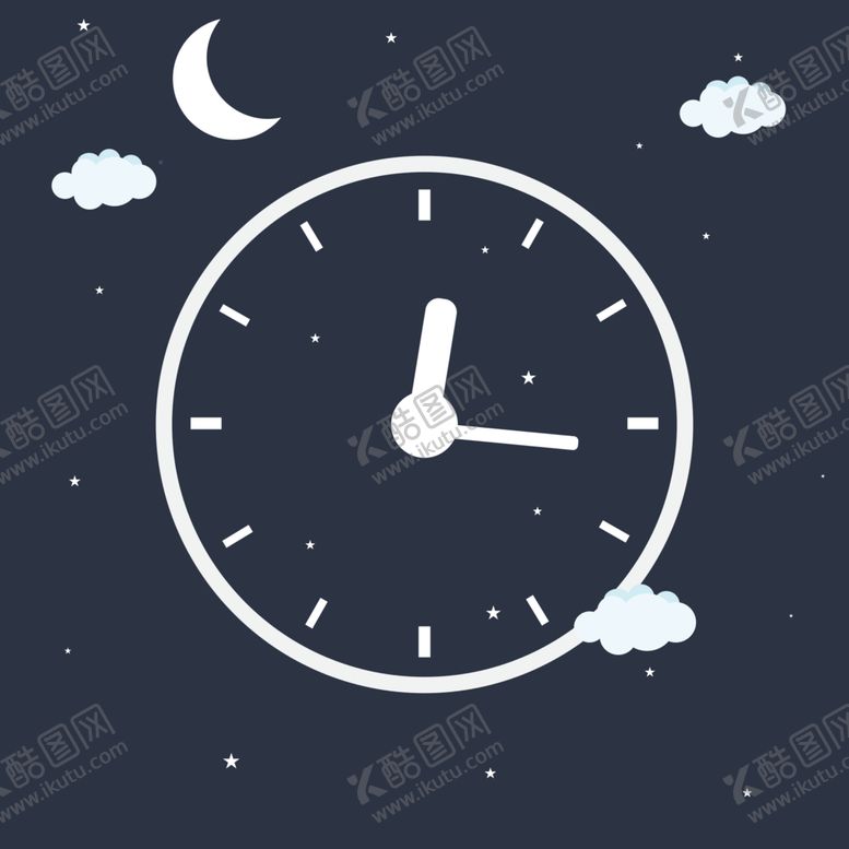 编号：55920610240010091430【酷图网】源文件下载-时钟插画