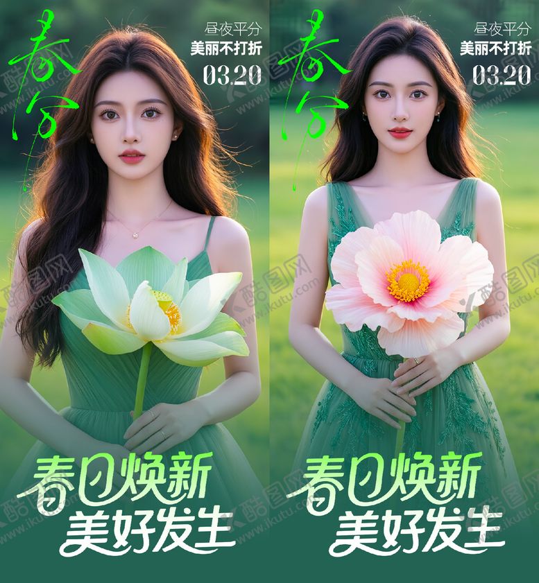 编号：28233103140206144953【酷图网】源文件下载-医美春分海报