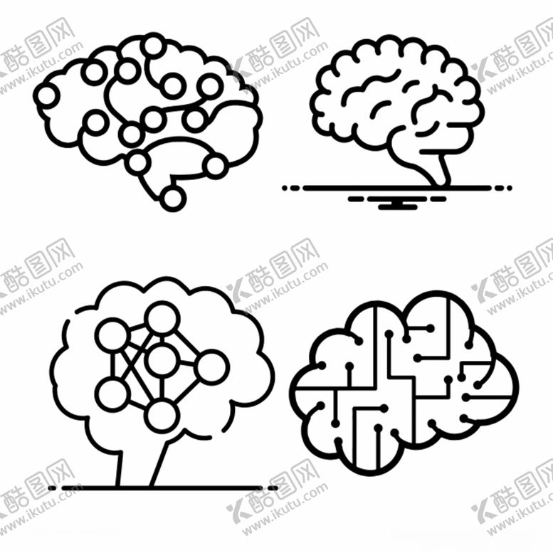 编号：34613412111758345543【酷图网】源文件下载-大脑图标
