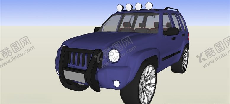编号：62663807061604346139【酷图网】源文件下载-JEEP车模型