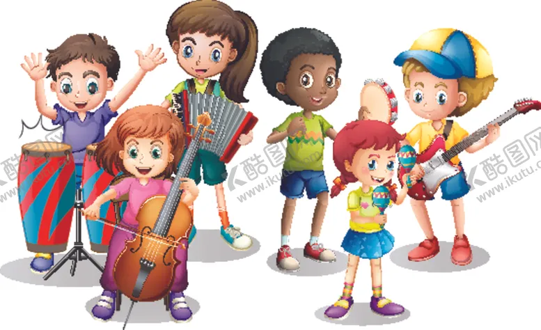 编号：17607809190909591254【酷图网】源文件下载-儿童音乐表演