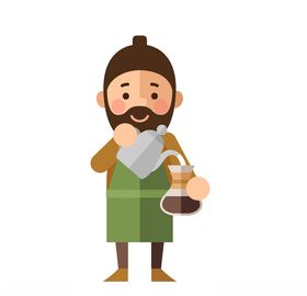 面馆服务员卡通形象