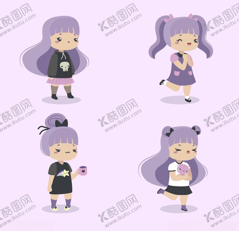 编号：96865007022004502133【酷图网】源文件下载-卡哇伊卡通
