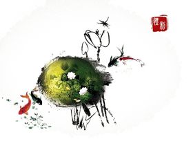 绿色装饰植物背景背景墙墙面纹理