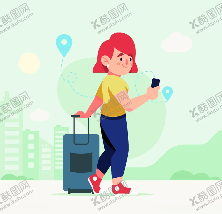 编号：47421407010500281845【酷图网】源文件下载-旅客游客