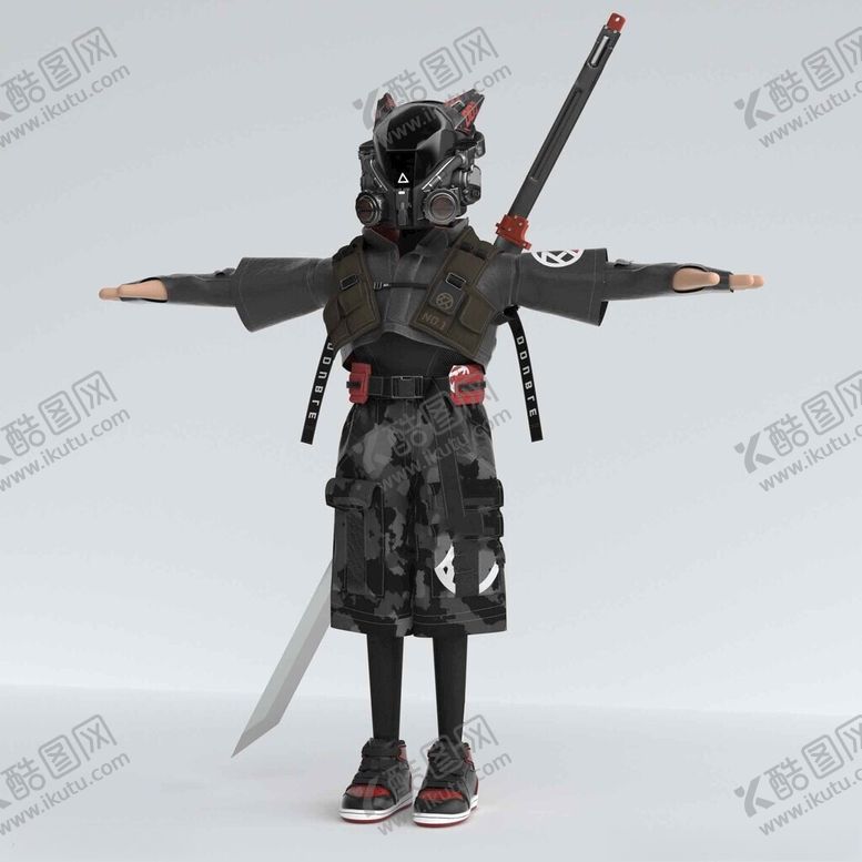编号：73182001170225339044【酷图网】源文件下载-C4D模型盔甲