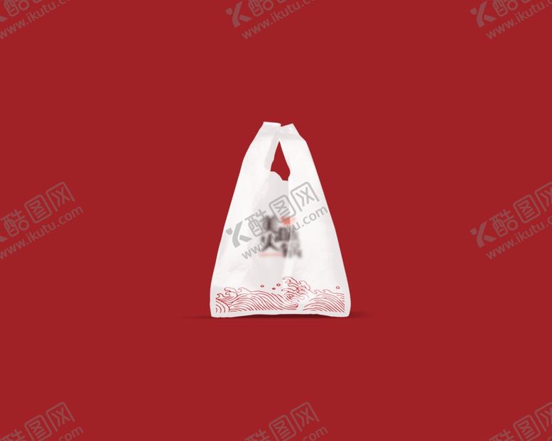 编号：62082509212237097880【酷图网】源文件下载-餐饮外卖包装塑料袋VI样机