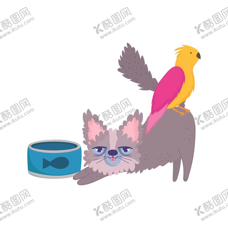 编号：65997005180417165734【酷图网】源文件下载-手绘卡通猫