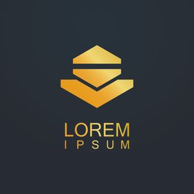 logo设计黄色花纹商标时尚标志公司标志