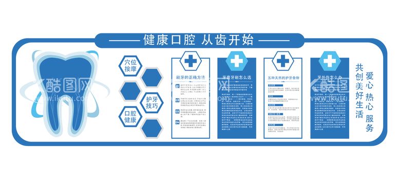 编号：41239809181205149243【酷图网】源文件下载-口腔医院文化墙