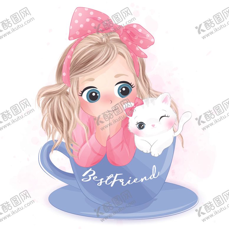 编号：45664903011905599864【酷图网】源文件下载-卡通女孩