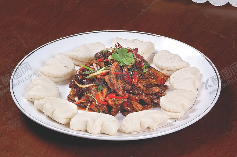 编号：49231109281058324647【酷图网】源文件下载-家常菜香辣金花肉