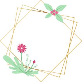 花朵标签免抠图