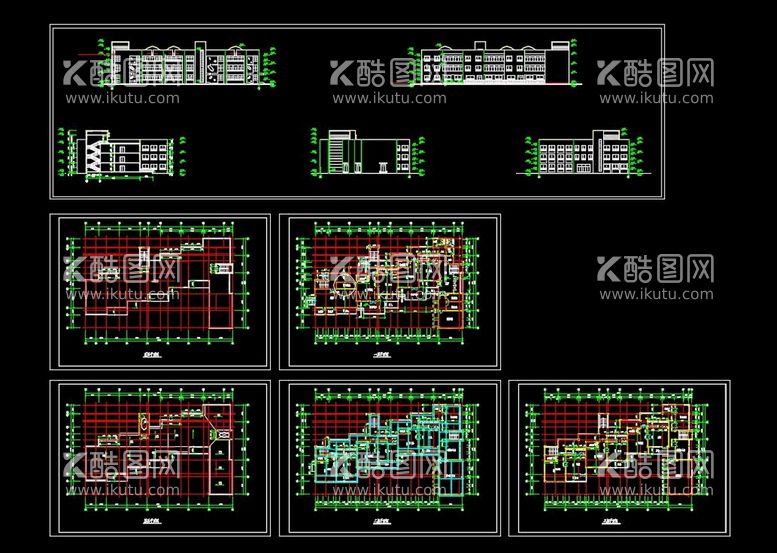 编号：62802311112223598588【酷图网】源文件下载-幼儿园施工图