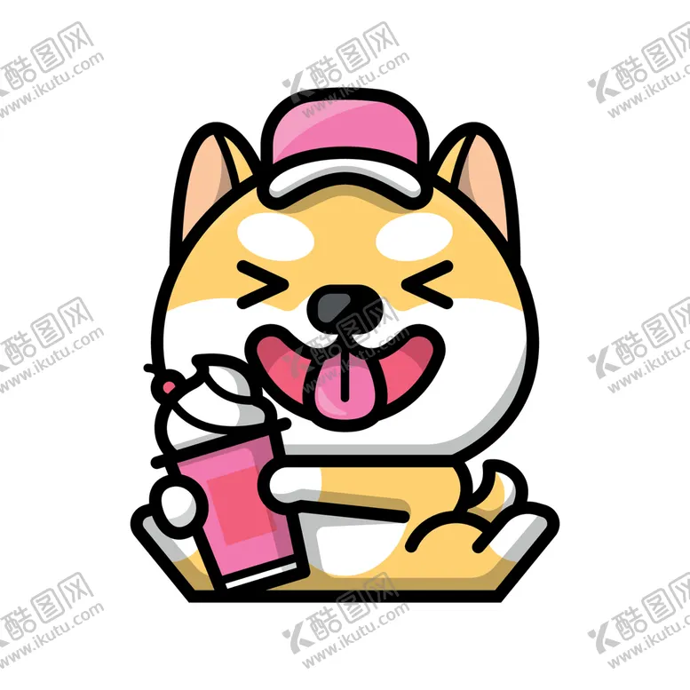 编号：04187909260750021860【酷图网】源文件下载-卡通柴犬