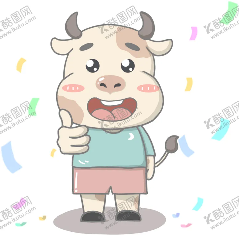 编号：95776403270022541188【酷图网】源文件下载-卡通牛年