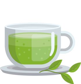 抹茶相关矢量图绿色卡通