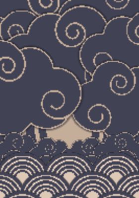 日系创意花纹图案设计
