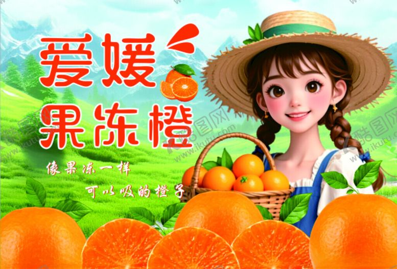 编号：57152301262058517739【酷图网】源文件下载-爱媛果冻橙设计