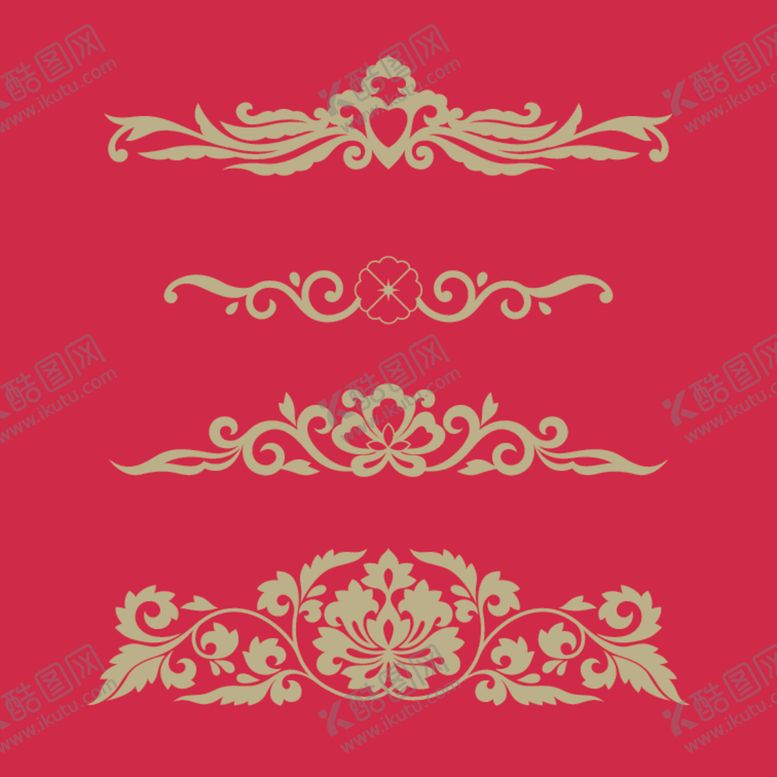 编号：91547009221311555030【酷图网】源文件下载-中式传统云纹花纹