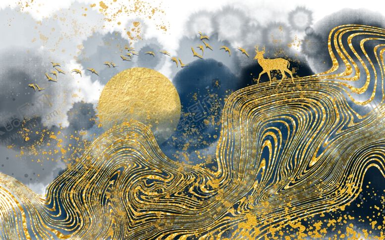 编号：17763810291016269719【酷图网】源文件下载-抽象装饰画