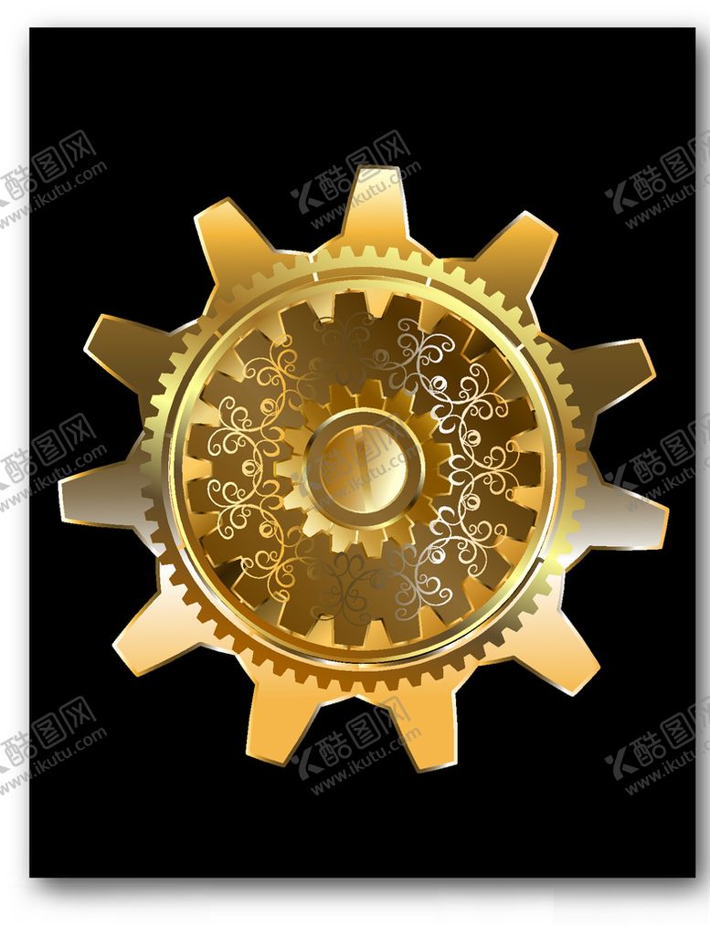 编号：68590310100926123567【酷图网】源文件下载-矢量金属花纹