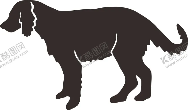 编号：58732304220436031084【酷图网】源文件下载-狗剪影