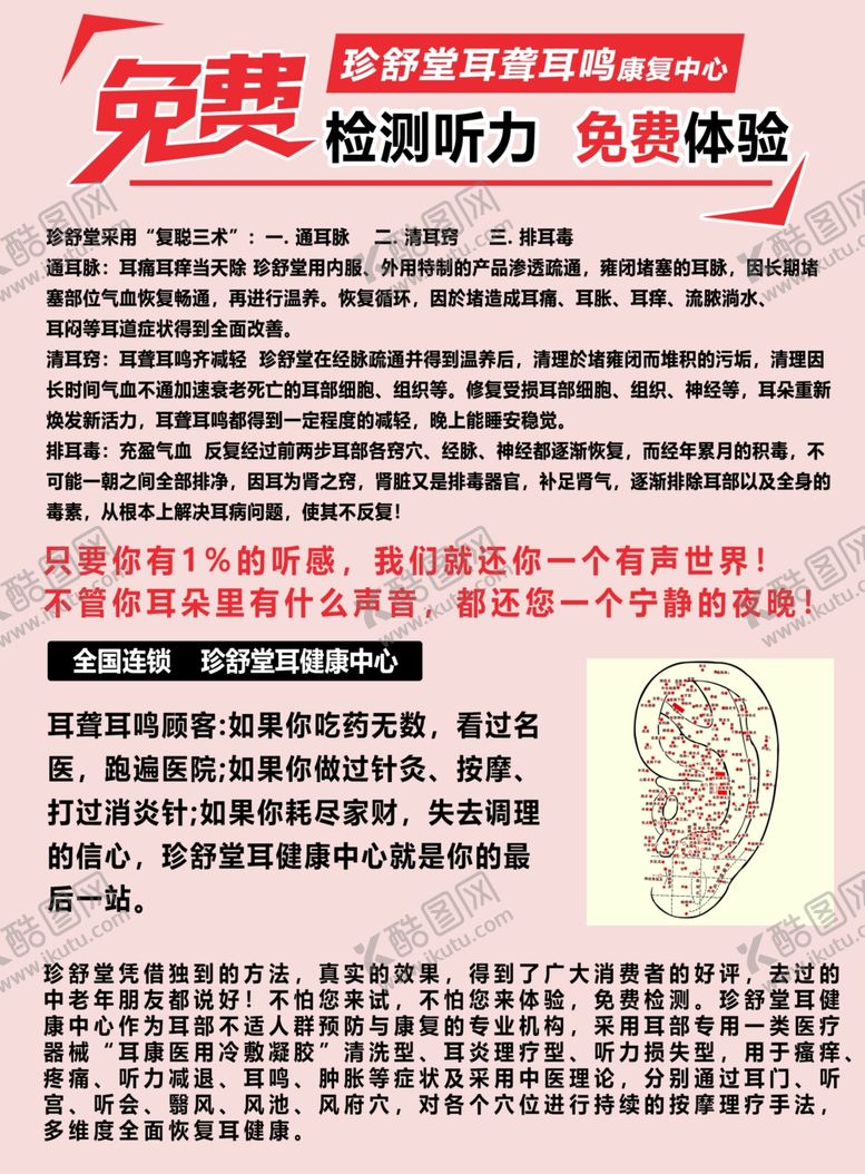 编号：28461501140301276142【酷图网】源文件下载-耳健康宣传单