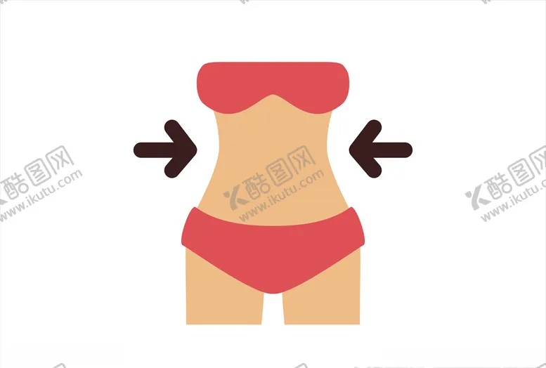 编号：20068306282329261490【酷图网】源文件下载-减肥图标说明矢量素材