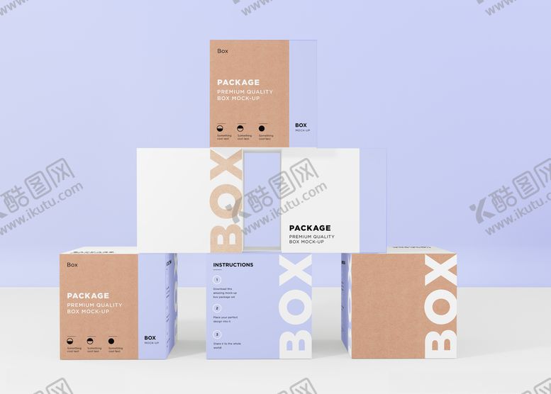 编号：89666310130644452963【酷图网】源文件下载-纸箱样机