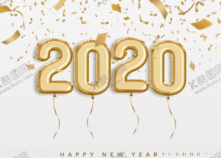 编号：83553506250444129305【酷图网】源文件下载-2020新年海报