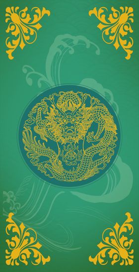 国潮风背景设计