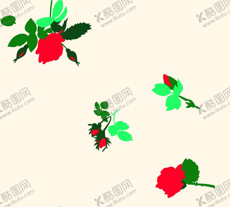 编号：37058609222205303459【酷图网】源文件下载-玫瑰 小碎花