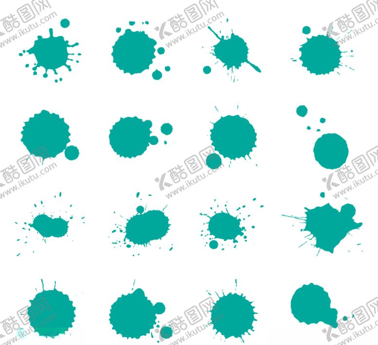编号：77738709261425133123【酷图网】源文件下载-绿色泼墨素材