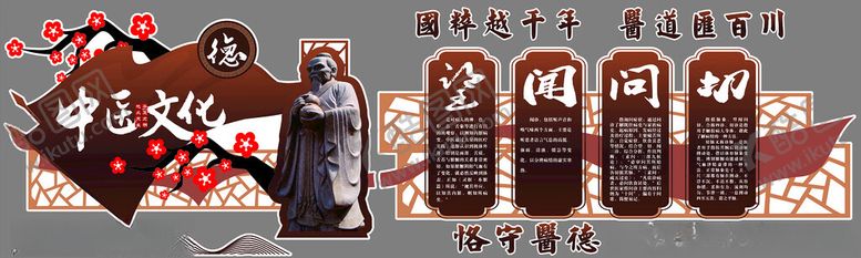 编号：98598105120140408260【酷图网】源文件下载-中医知识文化背景墙