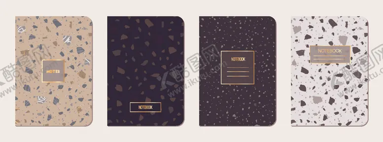 编号：92259909230809256733【酷图网】源文件下载-多彩简约封面笔记本