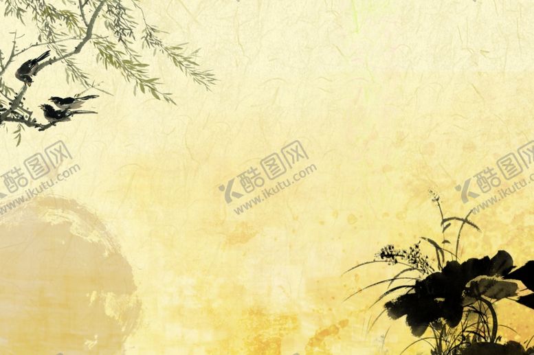 编号：37724404300544293550【酷图网】源文件下载-中国风水墨背景
