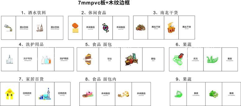 编号：84318912201651287512【酷图网】源文件下载-超市标牌